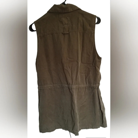 Sanctuary Anorak Women's Vest Army Green Color Sleeveless Size Small - Picture 6 of 8